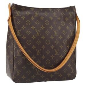 LOUIS VUITTON Monogram Looping GM Shoulder Bag M51145 LV Auth ep12587